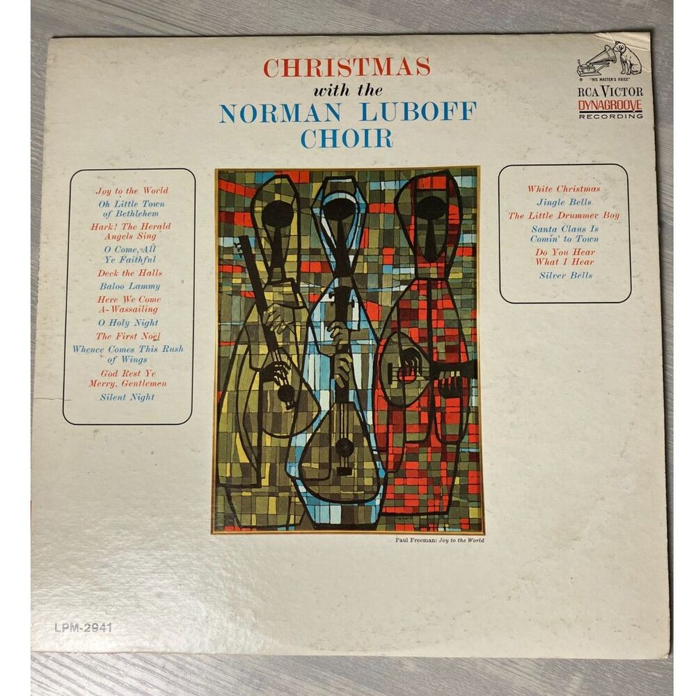 Christmas with the Norman Luboff Choir vinyl - 1964